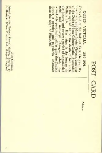 48583 - Großbritannien - Queen Victoria ,  - nicht gelaufen