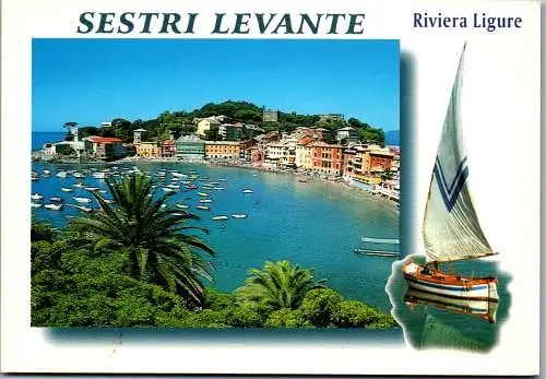 48594 - Italien - Sestri Levante , La Baia del Silenzio - gelaufen
