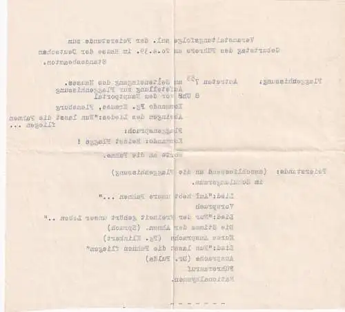 48663 - Militaria - Geburtstag des Führers , Veranstaltungsfolge im Haus der Deustchen Standesbeamten -  1939