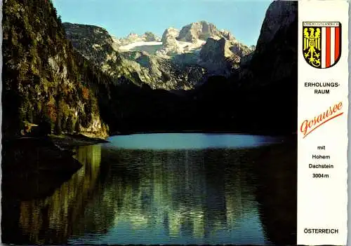 48716 - Oberösterreich - Gosausee , mit Dachstein und Gosaugletscher - gelaufen 1981