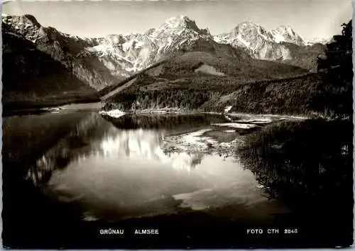 48729 - Oberösterreich - Grünau , Almsee , Panorama Almtal - gelaufen