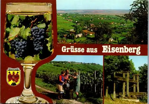 48741 - Burgenland - Eisenberg , an der Pinka , Mehrbildkarte - gelaufen 1983