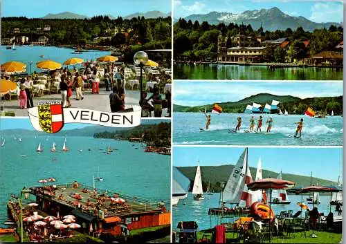 48744 - Kärnten - Velden , Wörther See , Mehrbildkarte - gelaufen