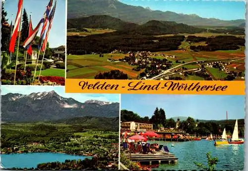 48750 - Kärnten - Velden , Lind , Wörthersee , Mehrbildkarte , Mittagskogel - gelaufen
