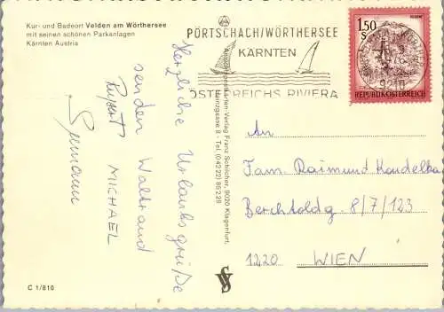 48753 - Kärnten - Velden , am Wörthersee , Mehrbildkarte - gelaufen 1976