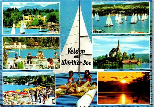 48754 - Kärnten - Velden , am Wörthersee , Mehrbildkarte - gelaufen