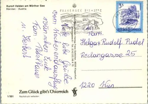 48755 - Kärnten - Velden , am Wörthersee , Mehrbildkarte - gelaufen 1982