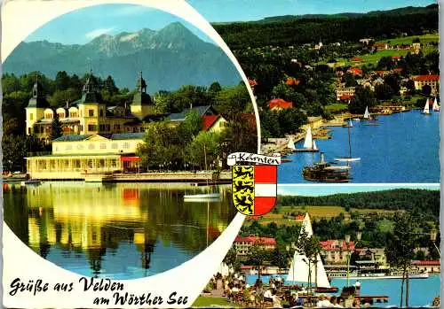 48760 - Kärnten - Velden , am Wörthersee , Mehrbildkarte - gelaufen