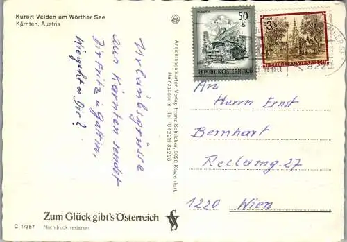 48760 - Kärnten - Velden , am Wörthersee , Mehrbildkarte - gelaufen