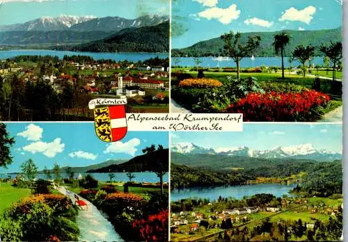 48770 - Kärnten - Seebad Krumpendorf , am Wörthersee , Mehrbildkarte - gelaufen 1977