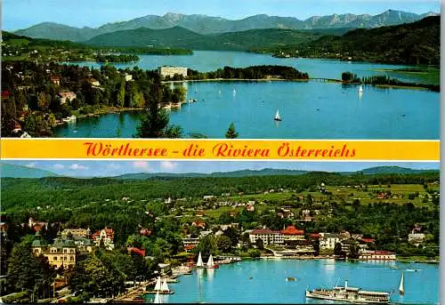 48772 - Kärnten - Wörthersee , Pörtschach , Velden , Mehrbildkarte - gelaufen