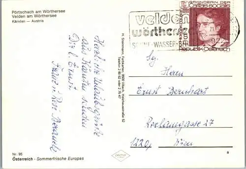 48772 - Kärnten - Wörthersee , Pörtschach , Velden , Mehrbildkarte - gelaufen