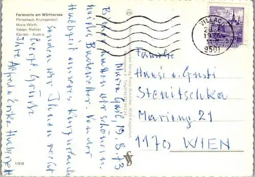 48779 - Kärnten - Wörthersee , Mehrbildkarte - gelaufen 1973