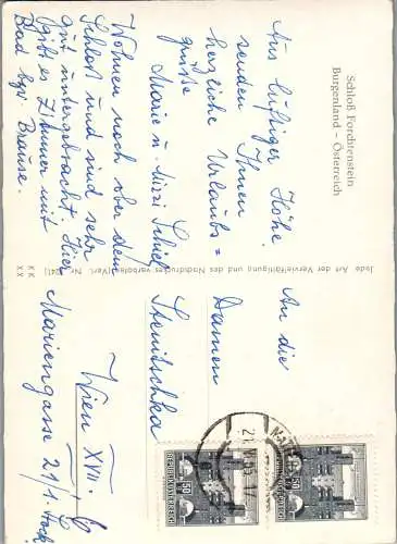 48787 - Burgenland - Mattersburg , Schloß Forchenstein - gelaufen 1965