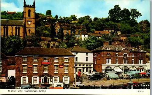 48791 - Großbritannien - Ironbridge , Market Day , Salop - nicht gelaufen