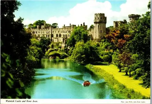 48798 - Großbritannien - Warwick , Castle and River Avon - nicht gelaufen