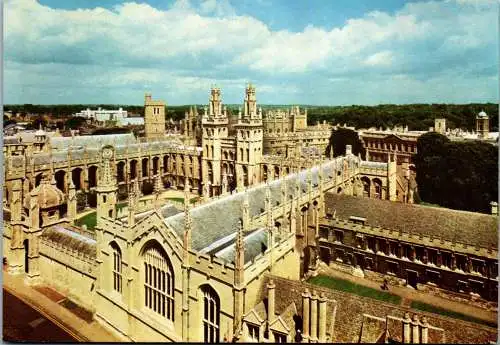 48801 - Großbritannien - Oxford , View from the Spire of the Universitiy Church of St. Mary the Virgin - nicht gelaufen