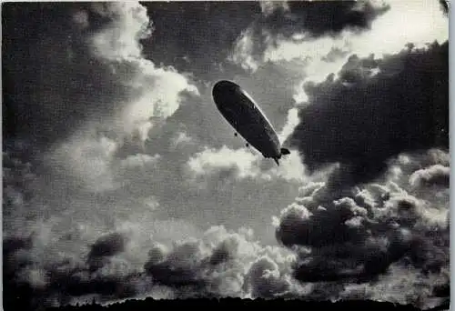 48818 - Flugwesen - Zeppelin , LZ 127 , Graf Zeppelin in Sturmwolken , 1934 - nicht gelaufen