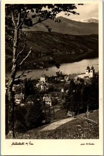 48821 - Kärnten - Millstatt , am See , Panorama - gelaufen 1937