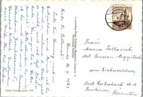 48823 - Kärnten - Villach , Thermal Hallenbad Warmbad Villach , Mehrbildkarte - gelaufen 1963