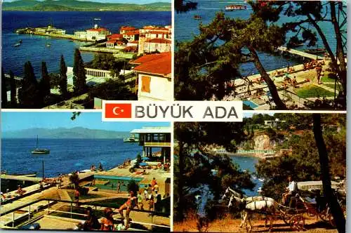 48865 - Türkei - Istanbul , Büyük Ada , Prince Island - gelaufen