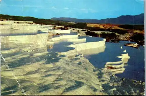 48873 - Türkei - Denizli , Pamukkale , Traverten - gelaufen 1975