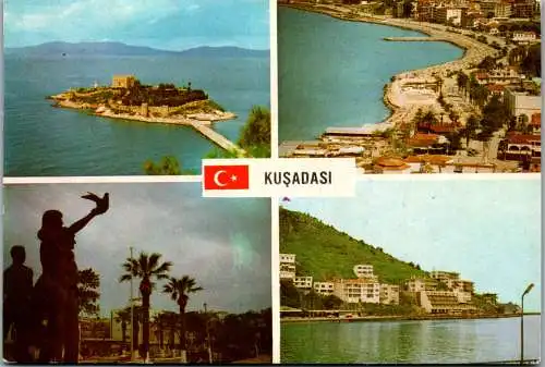 48881 - Türkei - Kusadasi , Mehrbildkarte - gelaufen 1984