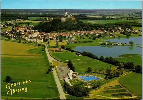 48896 - Burgenland - Güssing , Panorama - gelaufen