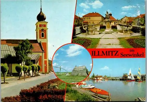 48899 - Burgenland - Illmitz , im Seewinkel , Mehrbildkarte - gelaufen 1984