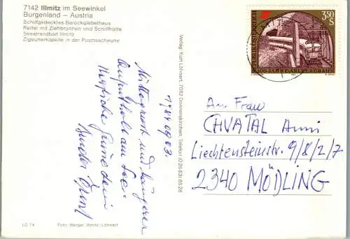 48900 - Burgenland - Illmitz , im Seewinkel , Mehrbildkarte - gelaufen 1984