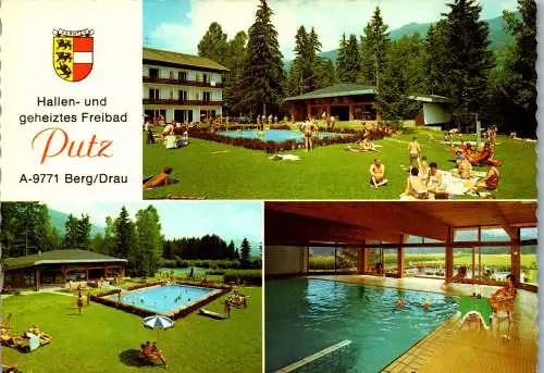 48914 - Kärnten - Berg , Hallenbad u. Freibad Waldpension Putz - gelaufen