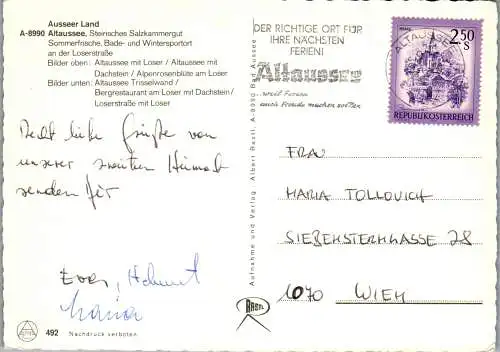 48936 - Steiermark - Altaussee , Mehrbildkarte - gelaufen