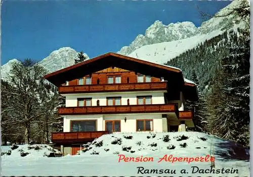 48954 - Steiermark - Ramsau , Pension Alpenperle , Bes. H. u. M. Pitzer - gelaufen