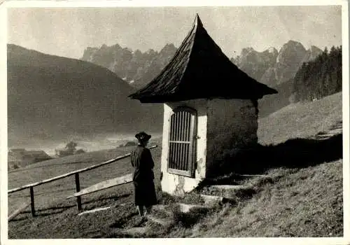 48960 - Oberösterreich - Gosau , Marterl , Salzkammergut - gelaufen