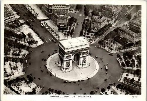 48971 - Frankreich - Paris , L'Arc de Triomphe - gelaufen 1942