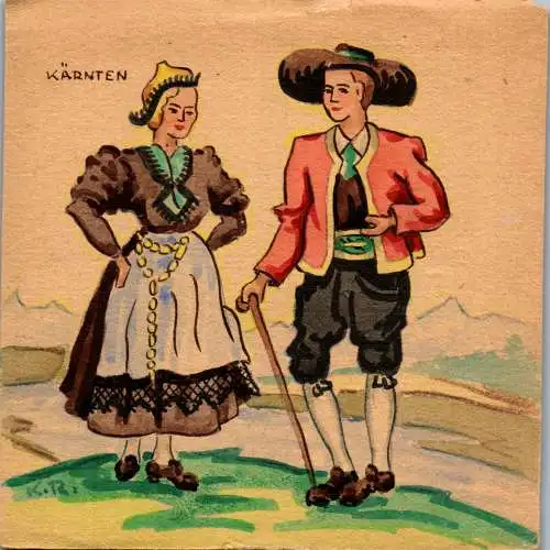 49006 - Trachten - Kärnten , Rieb , Salzburger Kunstgewerbliche Werkstätte - nicht gelaufen