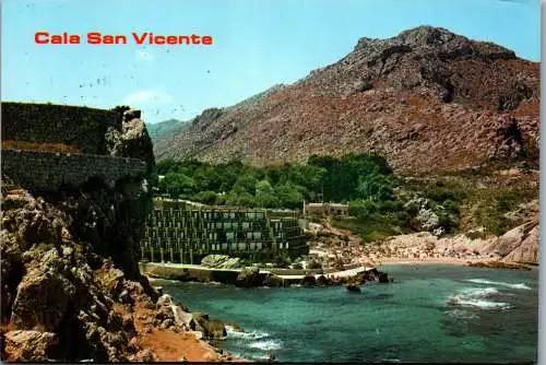 49034 - Spanien - Mallorca , Cala San Vicente - gelaufen