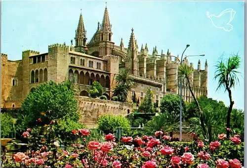 49055 - Spanien - Mallorca , Palma de Mallorca , La Cathedral - gelaufen 1989