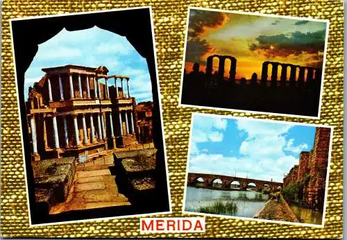 49075 - Spanien - Merida , Mehrbildkarte - gelaufen 1972