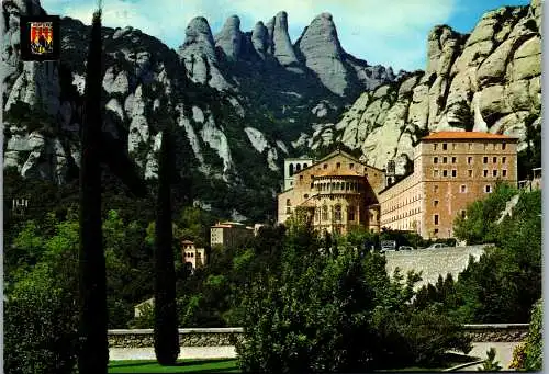 49081 - Spanien - Montserrat , Absida de la Basilica - gelaufen 1973