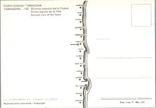49094 - Spanien - Tarragona , Costa Dorada , Diversos aspectos de la Ciudad - nicht gelaufen