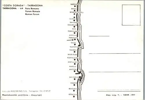 49095 - Spanien - Tarragona , Costa Dorada , Foro Romano - nicht gelaufen