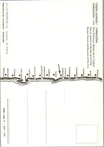 49097 - Spanien - Tarragona , Costa Dorada , Foro Romano y Museo de la Ciudad - nicht gelaufen