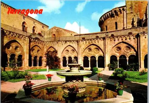 49101 - Spanien - Tarragona , Costa Dorada , Catedral , Jardin del Claustro - nicht gelaufen