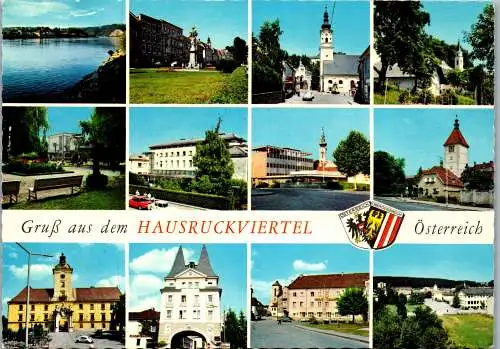 49106 - Oberösterreich - Hausruckviertel , Mehrbildkarte - gelaufen 1978