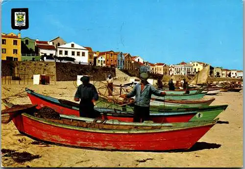 49121 - Portugal - Buarcos , Trecho da Vila , Pescadores - gelaufen 1980