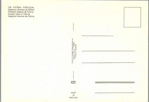 49125 - Portugal - Fatima , Aspectos diversos de Fatima - nicht gelaufen