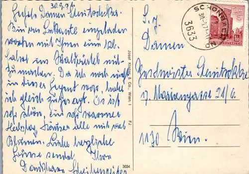 49143 - Niederösterreich - Schönbach , im Waldviertel , Mehrbildkarte - gelaufen 1971