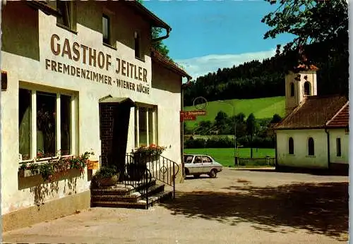 49153 - Niederösterreich - Bromberg , Schlatten , Gasthof Jeitler - gelaufen 1985