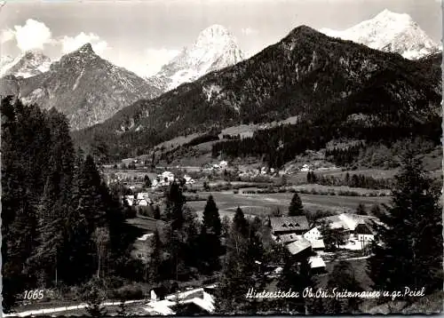 49167 - Oberösterreich - Hinterstoder , Spitzmauer u. gr. Priel - gelaufen 1957